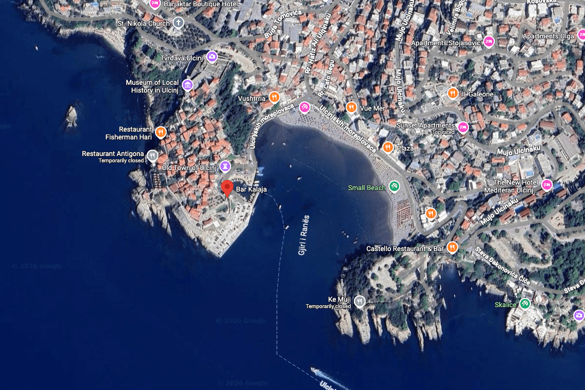 Map for Kalaja