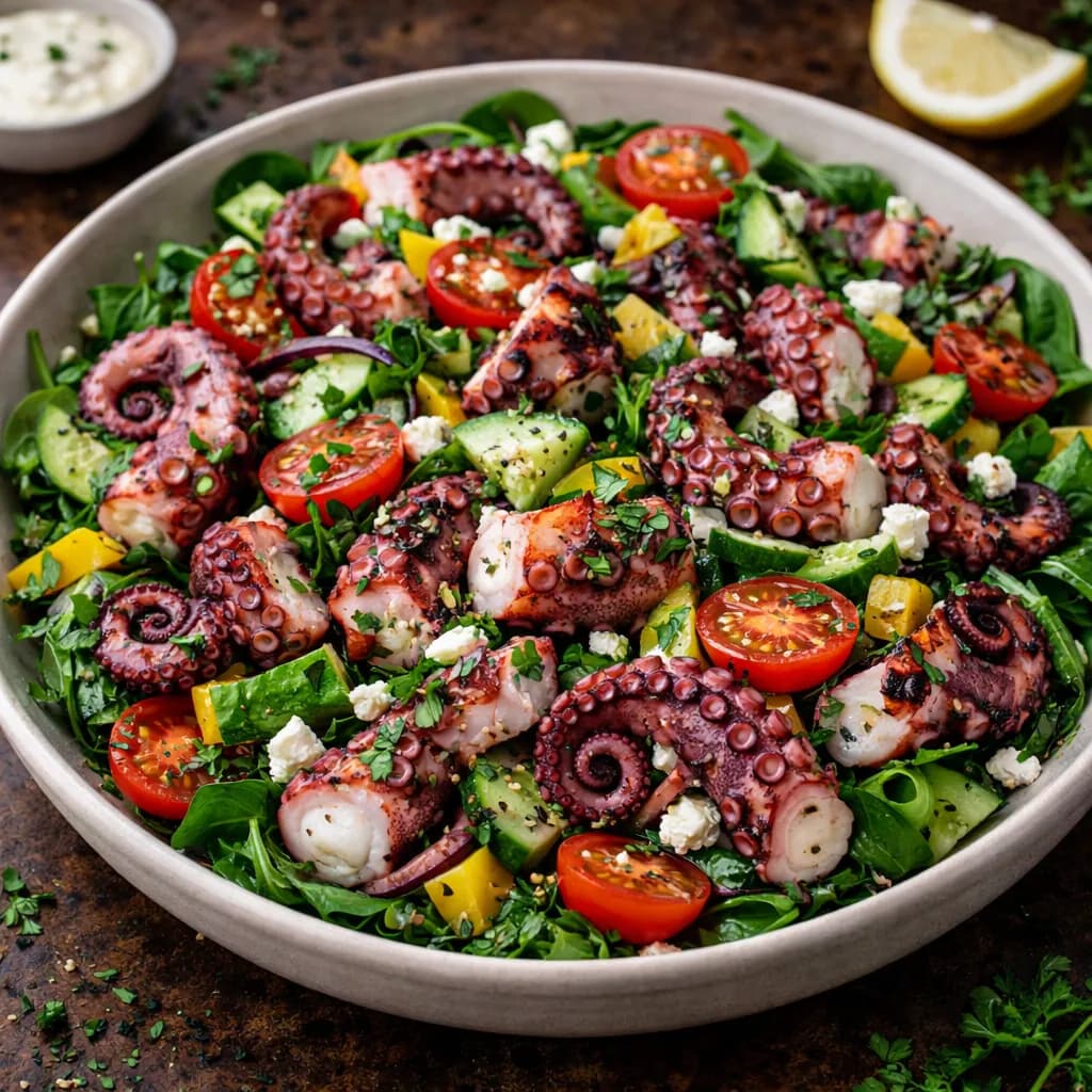 Octopus salad